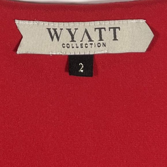 Wyatt Collection Cross Panel Cut Out Tank Top Size 2 / Medium - Picture 5 of 5